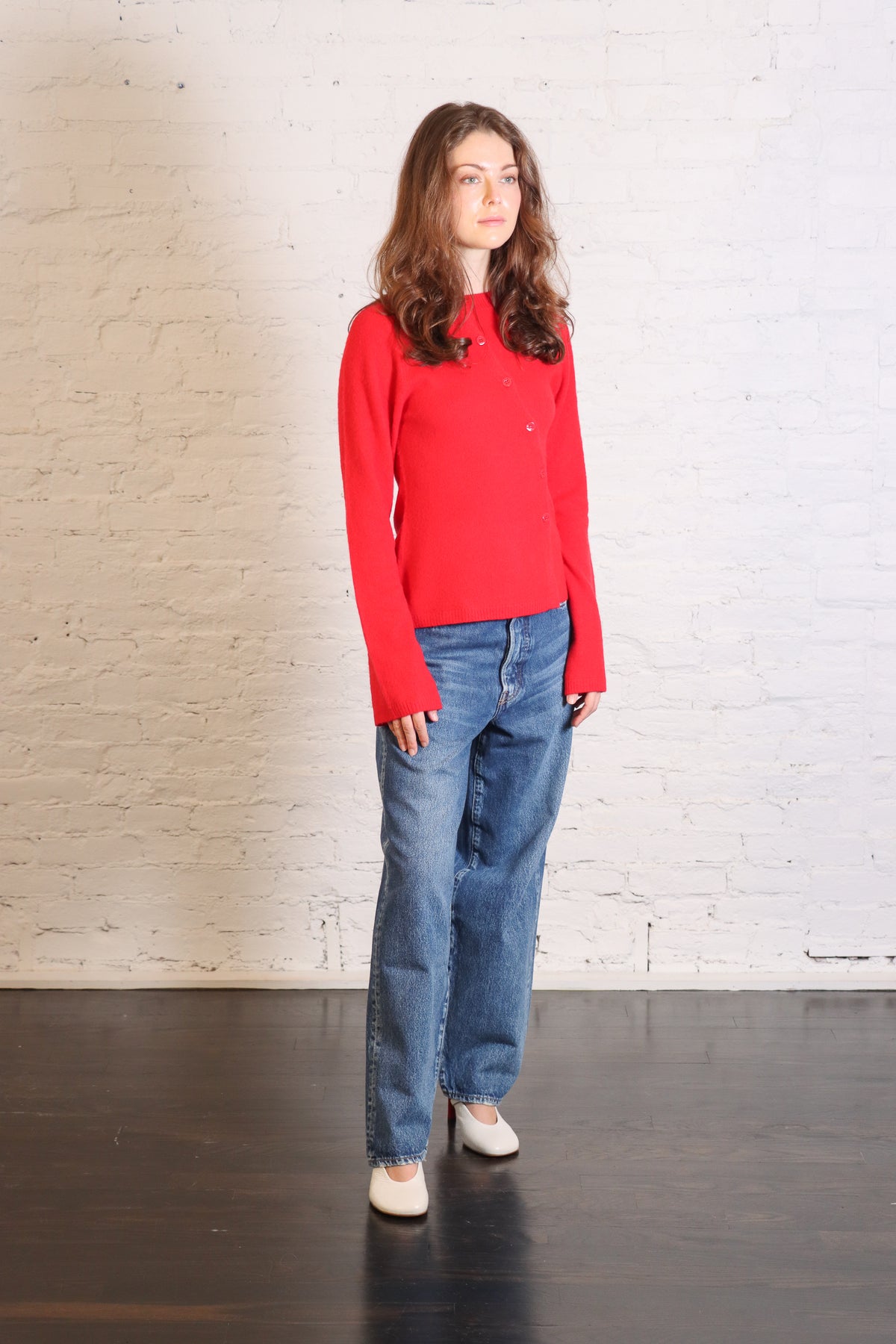 Judia Fluffy Sweater in Retro Red by Rodebjer-Rodebjer-Idlewild-Cincinnati
