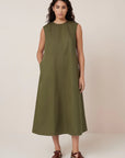 Harmony Dress in Ivy by Kowtow-Kowtow-Idlewild