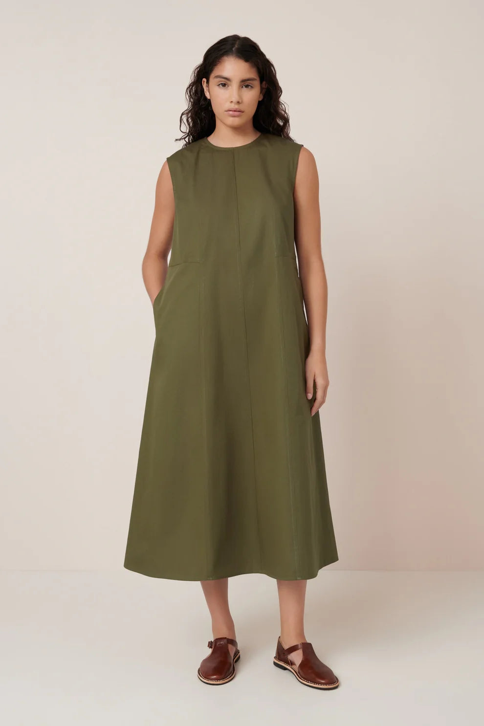 Harmony Dress in Ivy by Kowtow-Kowtow-Idlewild