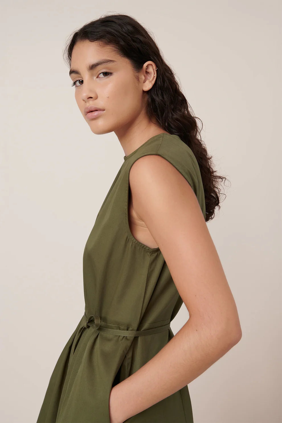 Harmony Dress in Ivy by Kowtow-Kowtow-Idlewild