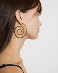 Hayley Spiral Earrings in Gold by Eyland-Jewelry-Eyland-Idlewild