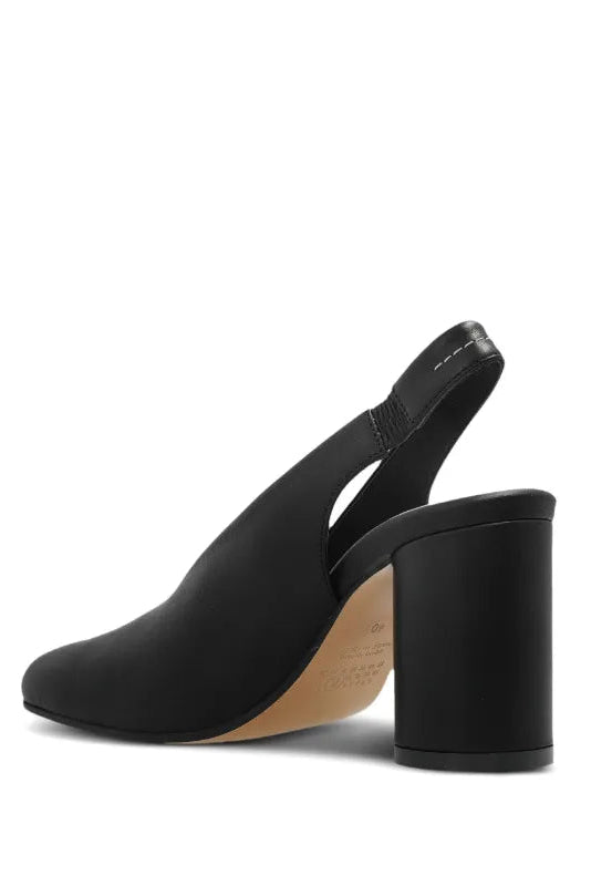 Heeled Sandal in Black by MM6 Maison Margiela-MM6-Idlewild