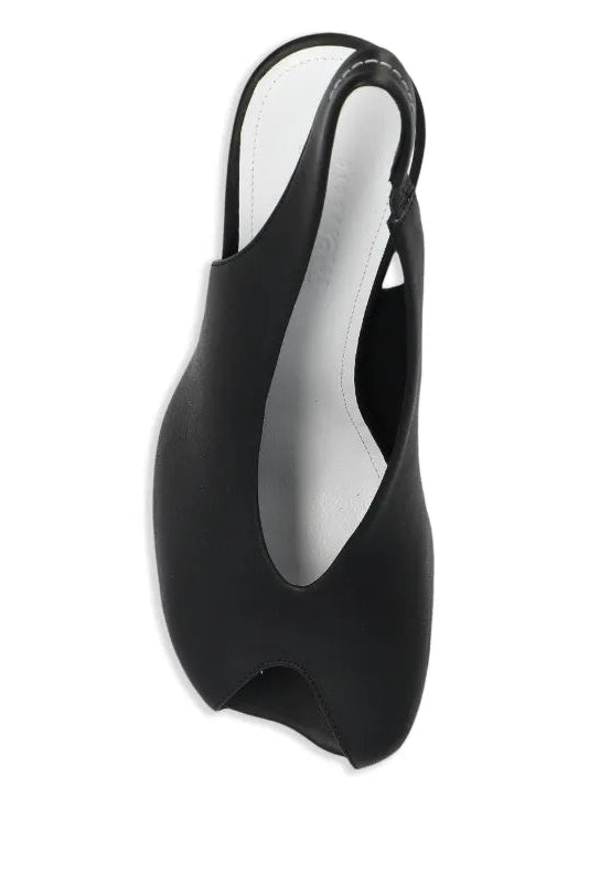 Heeled Sandal in Black by MM6 Maison Margiela-MM6-Idlewild