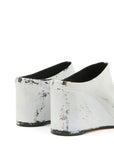 Heeled Slipper Wedge in White by MM6 Maison Margiela-MM6-Idlewild