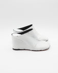 Heeled Slipper Wedge in White by MM6 Maison Margiela-MM6-Idlewild-Cincinnati