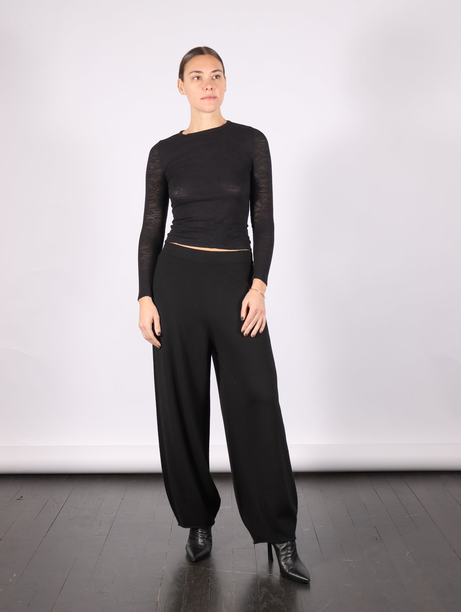 Henna Shirt in Black by Rodebjer-Rodebjer-Idlewild