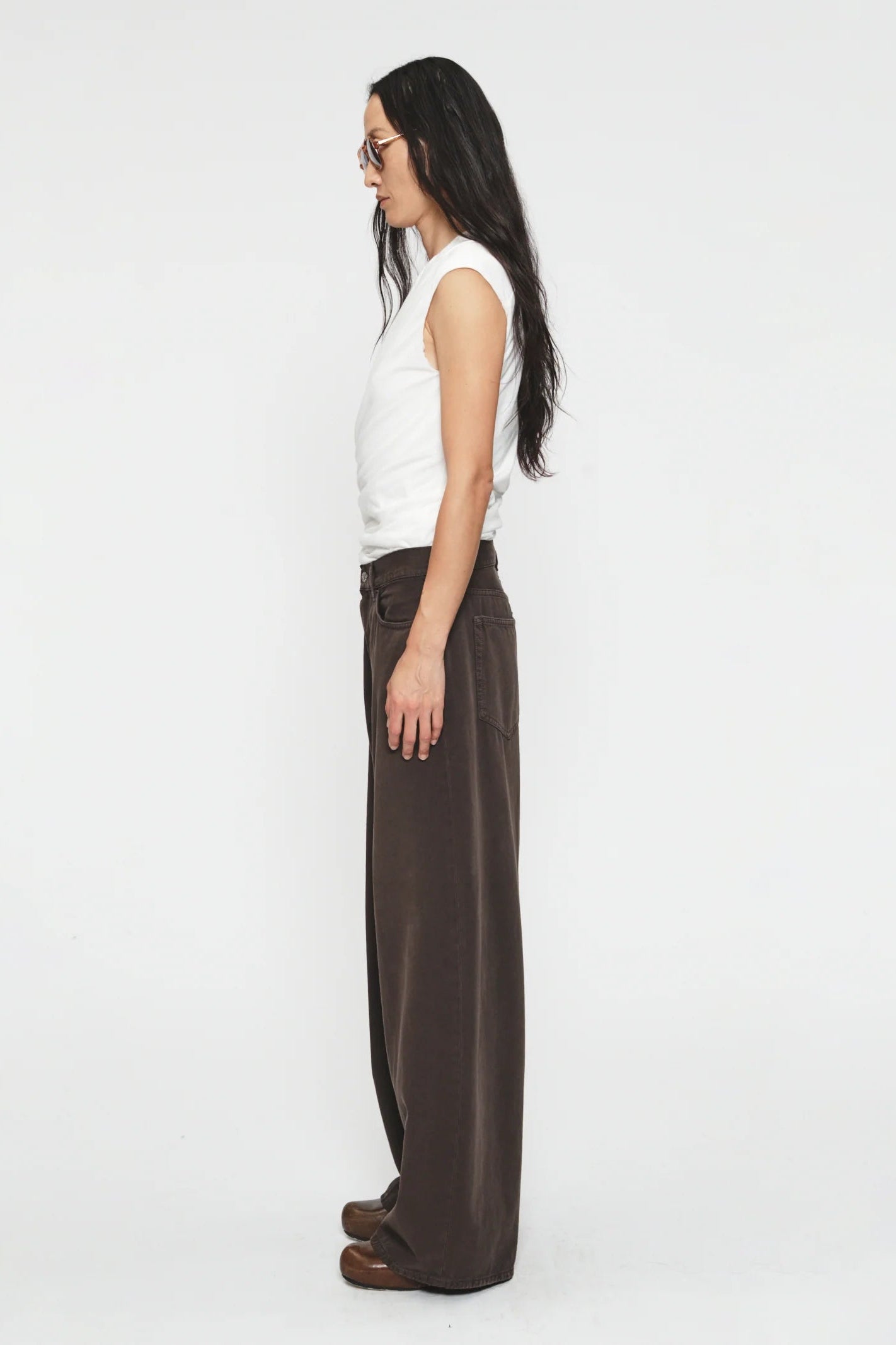 High V Neck in White by 6397-6397-Idlewild-Cincinnati