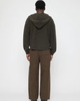 Hooded Scarf in Olive Brown by 7115 by Szeki-7115 by Szeki-Idlewild-Cincinnati