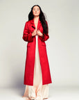 Coat Sample in Red by Calle Evans - Idlewild
