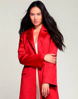 Coat Sample in Red by Calle Evans - Idlewild