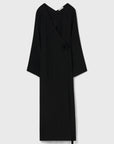 Icaria Wrap Dress in Black by Rodebjer-Dresses-Rodebjer-Idlewild