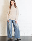 Bottle Turtleneck in Pebble by Lauren Manoogian
