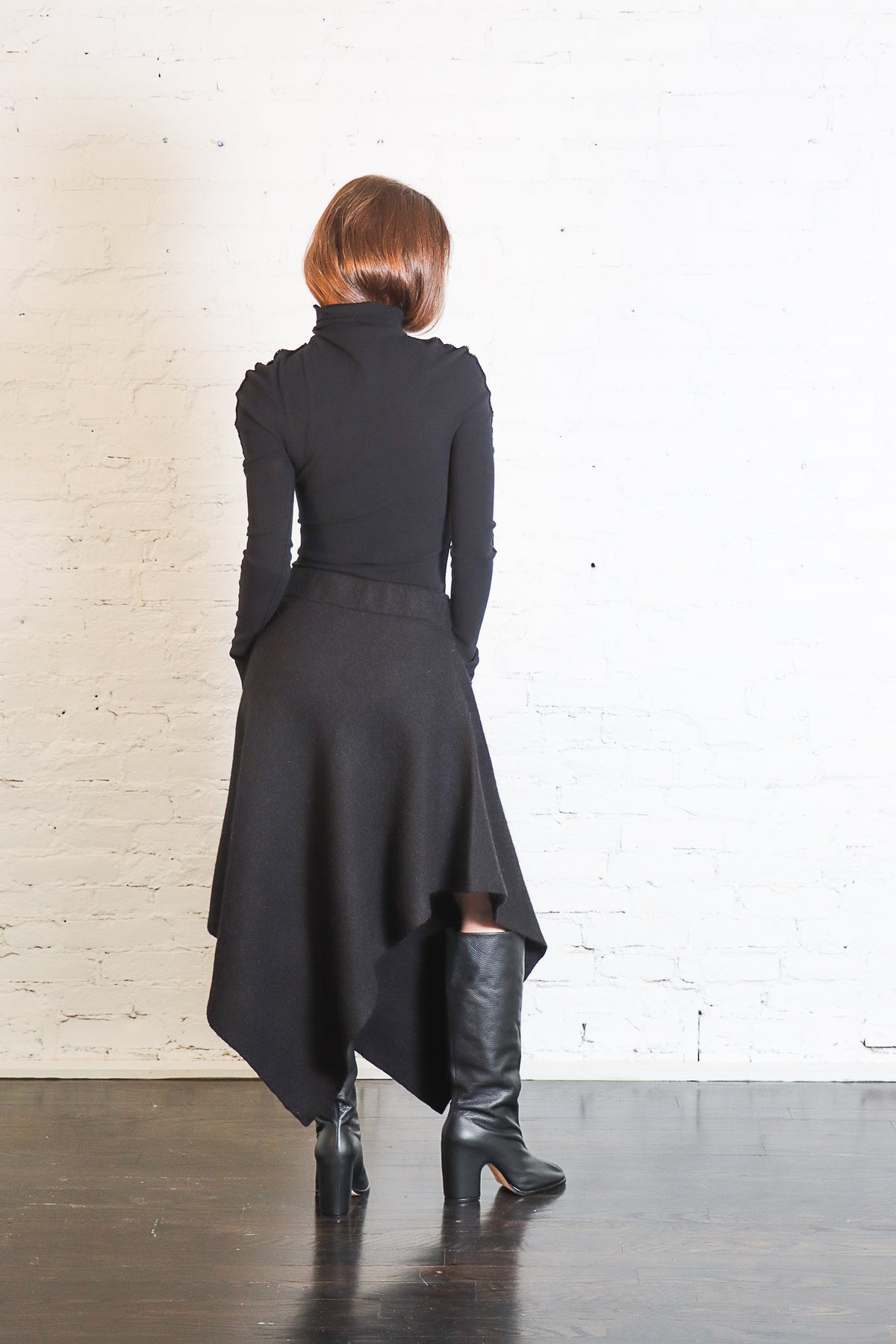 Manta Skirt in Black by Lauren Manoogian
