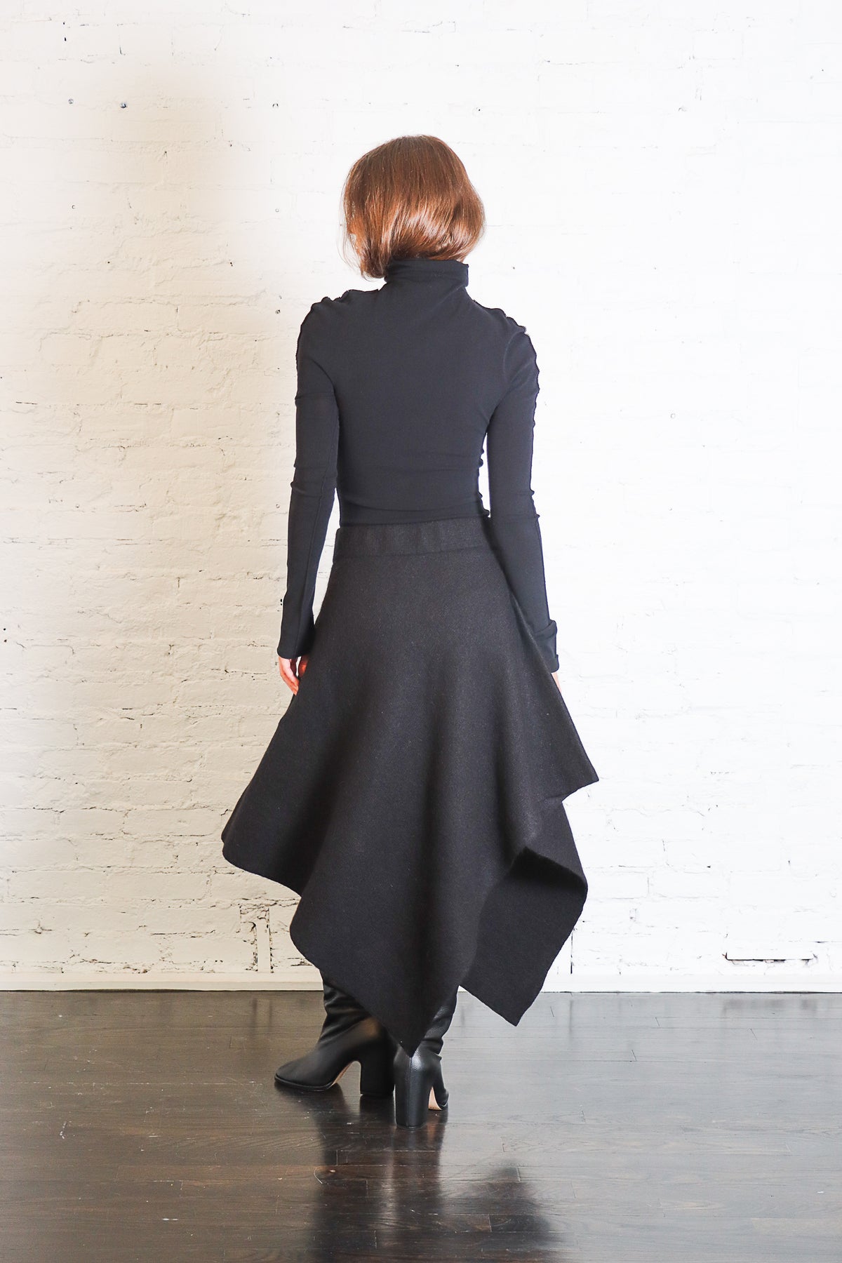 Manta Skirt in Black by Lauren Manoogian