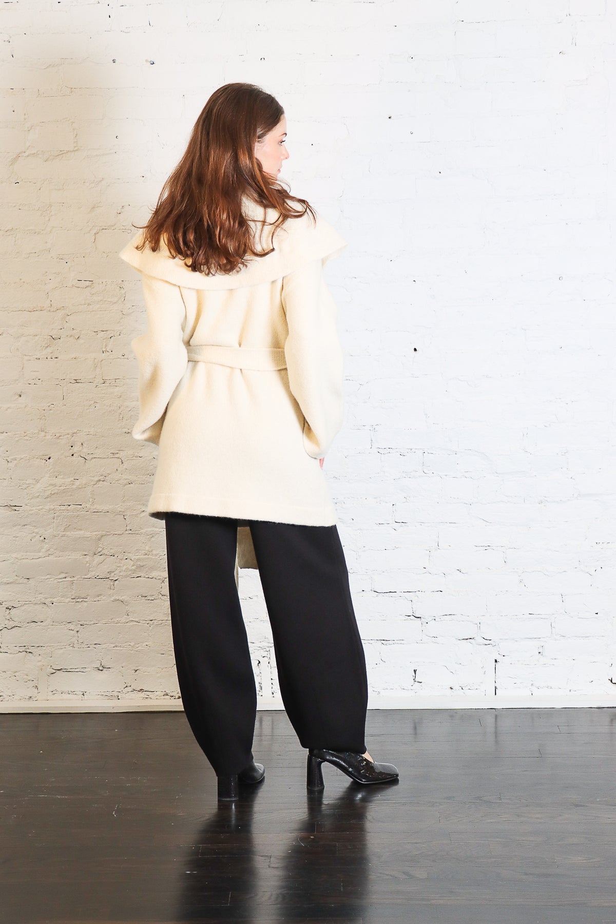 Venn Cardigan in Raw White by Lauren Manoogian