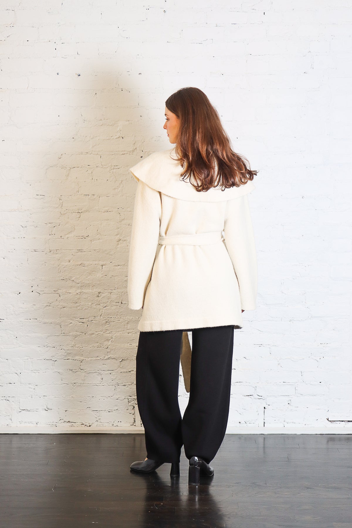 Venn Cardigan in Raw White by Lauren Manoogian