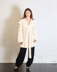 Venn Cardigan in Raw White by Lauren Manoogian
