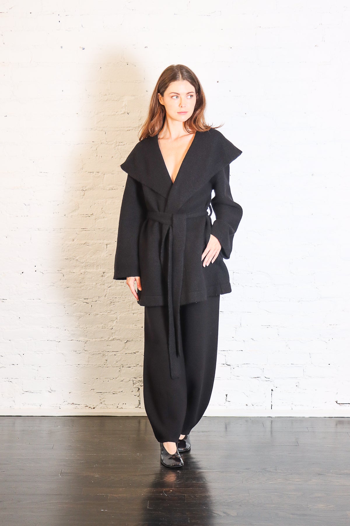 Venn Cardigan in Black by Lauren Manoogian