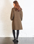 Capote Coat in Olive by Lauren Manoogian