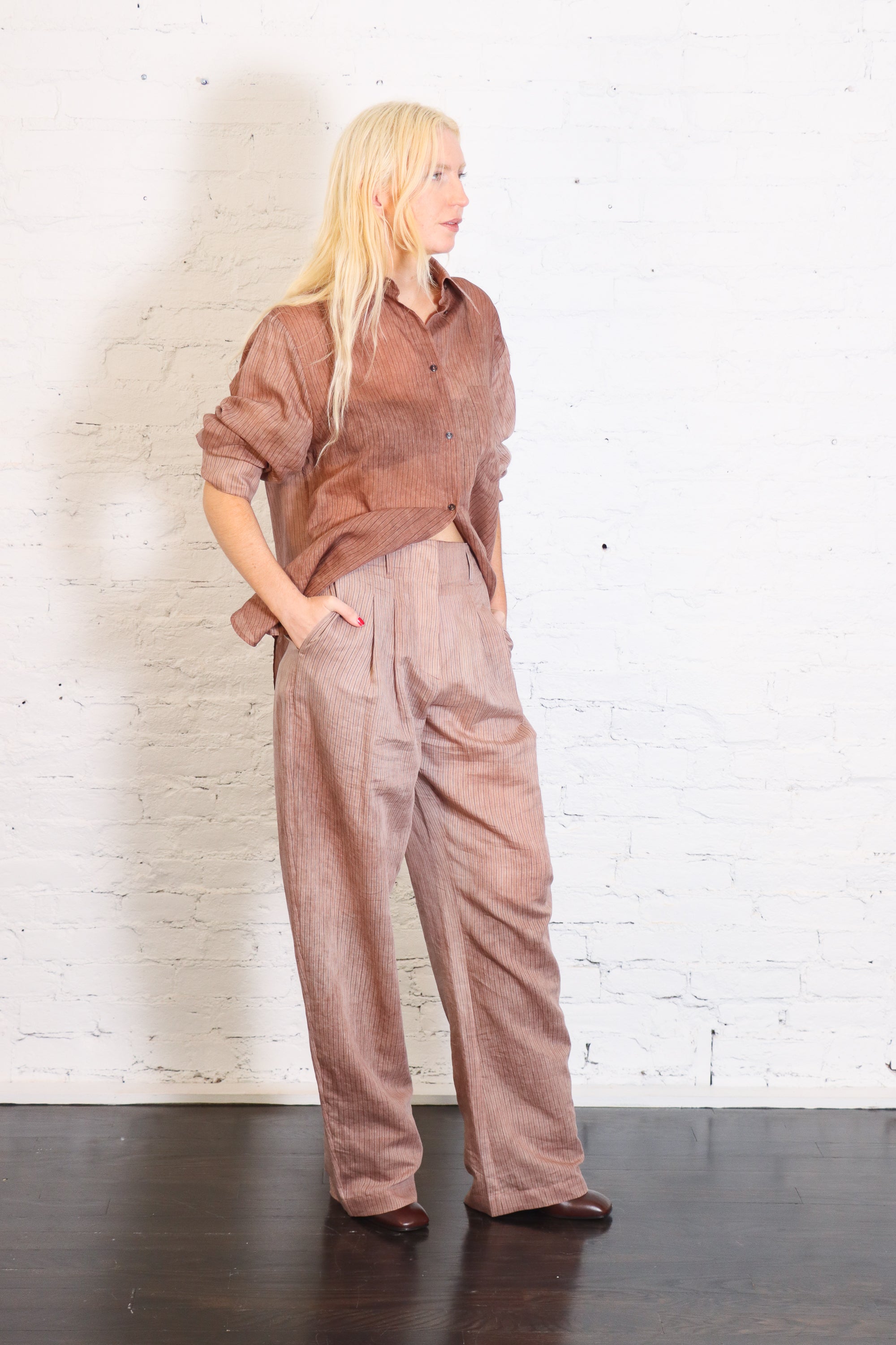 Hettie Pant in Terracotta by Nanushka-NANUSHKA-Idlewild-Cincinnati