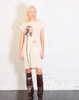 Pressed Flora Pleats Short Dress in Ranunculus by Issey Miyake