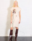 Pressed Flora Pleats Short Dress in Ranunculus by Issey Miyake