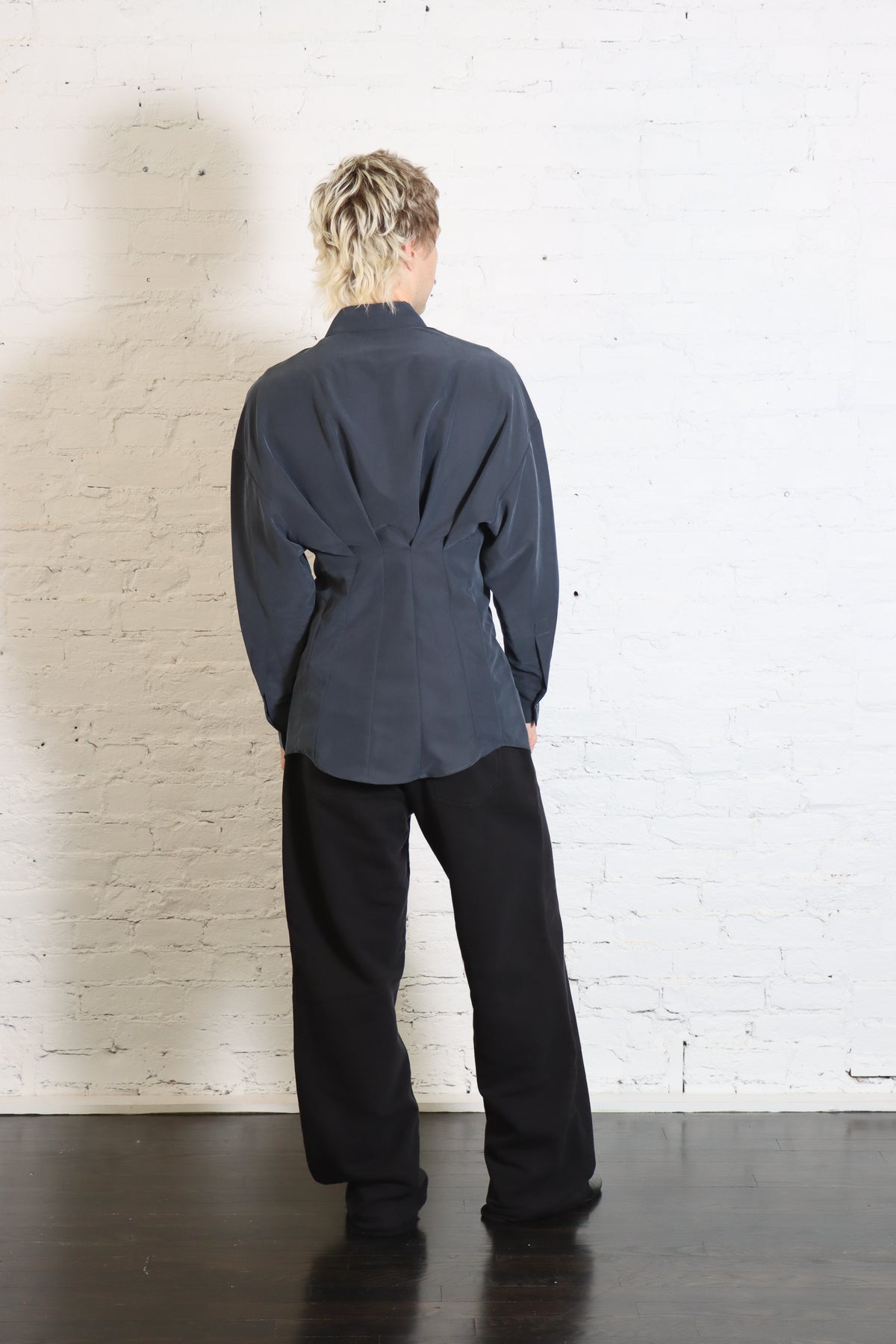 Soft Fluid Blouse in Notte by Alysi