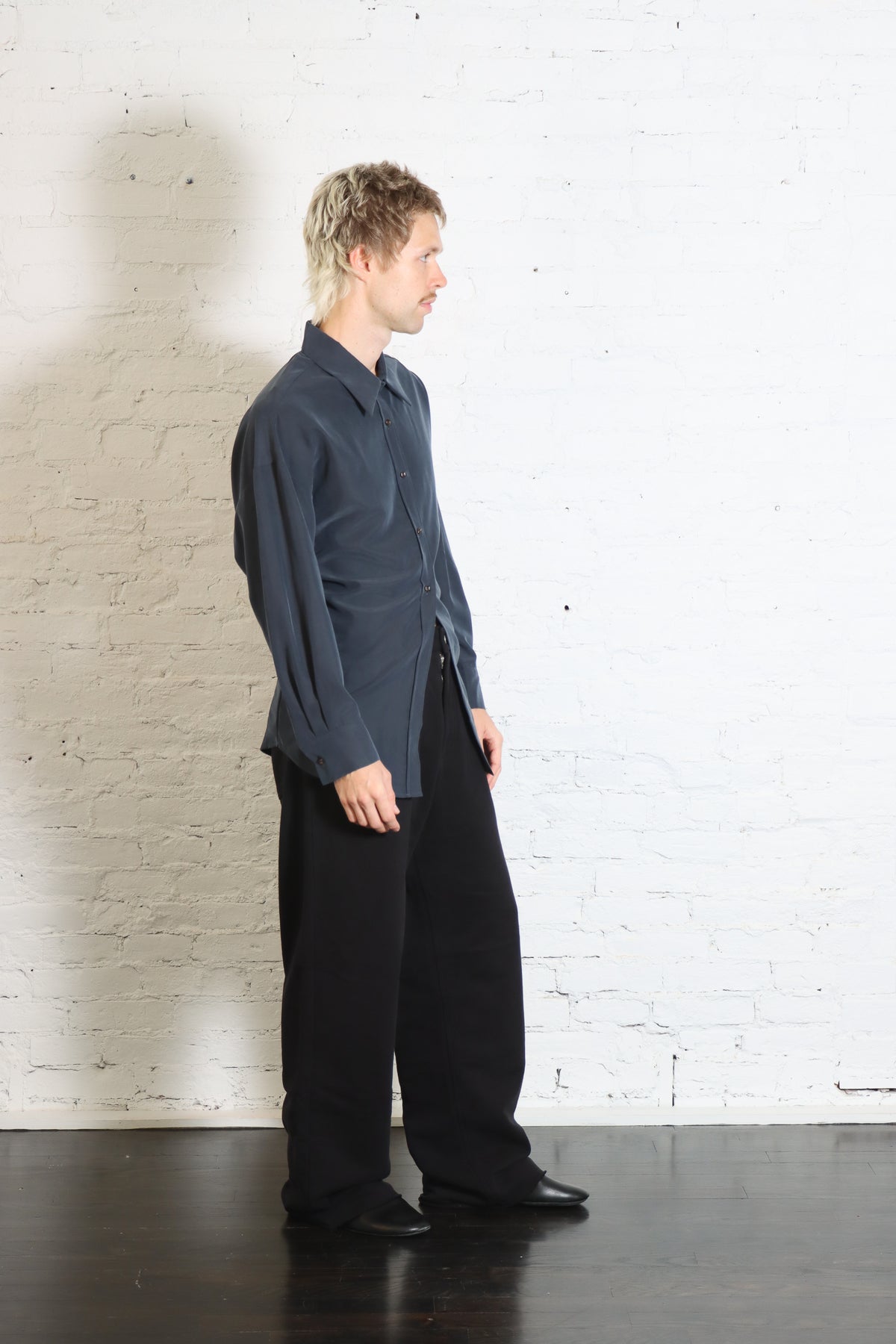 Soft Fluid Blouse in Notte by Alysi