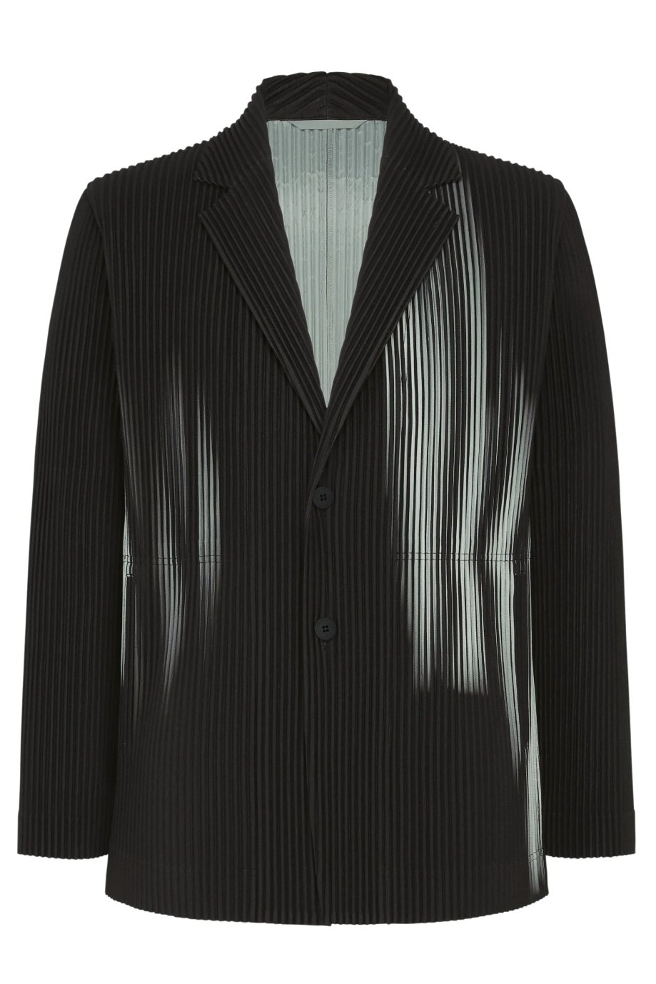 In the Shadow Blazer in Shadow Black by Homme Plissé Issey Miyake