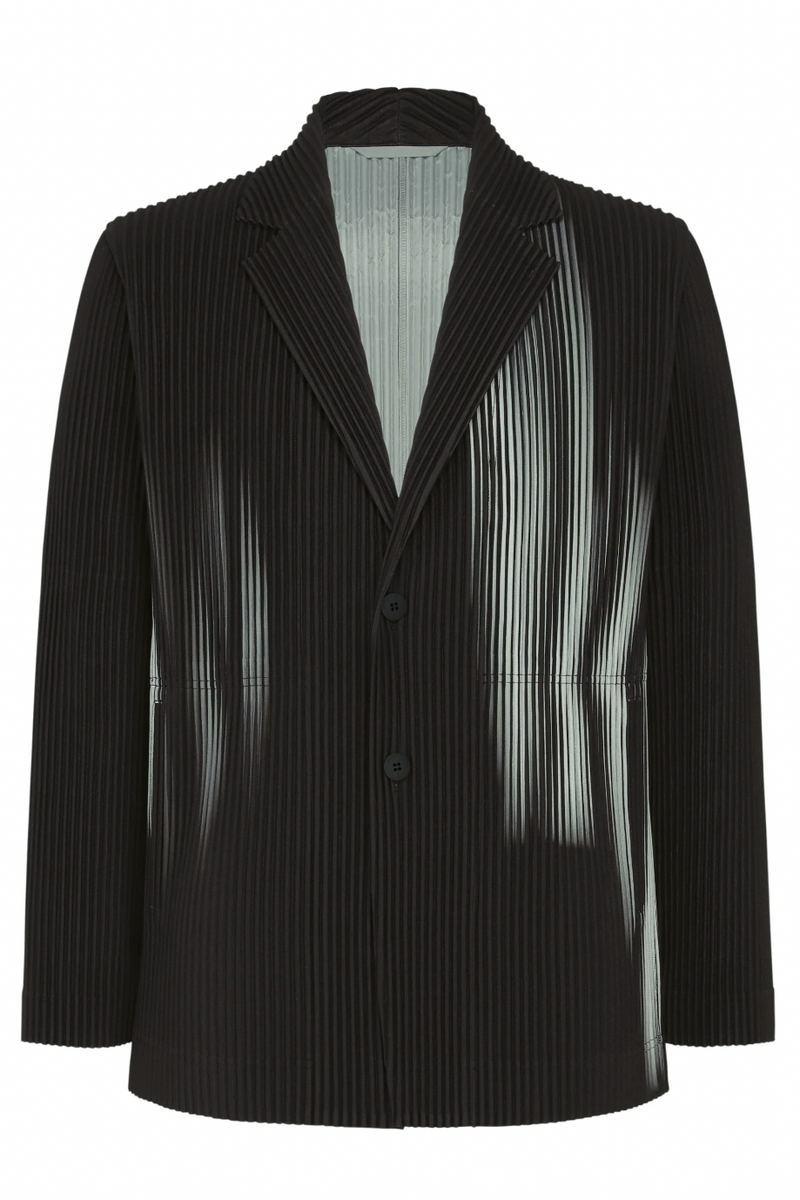 In the Shadow Blazer in Shadow Black by Homme Plissé Issey Miyake