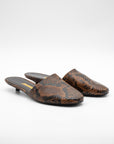 Iris Micro Mule in Snake by Lucasheva-Lucasheva-Idlewild-Cincinnati