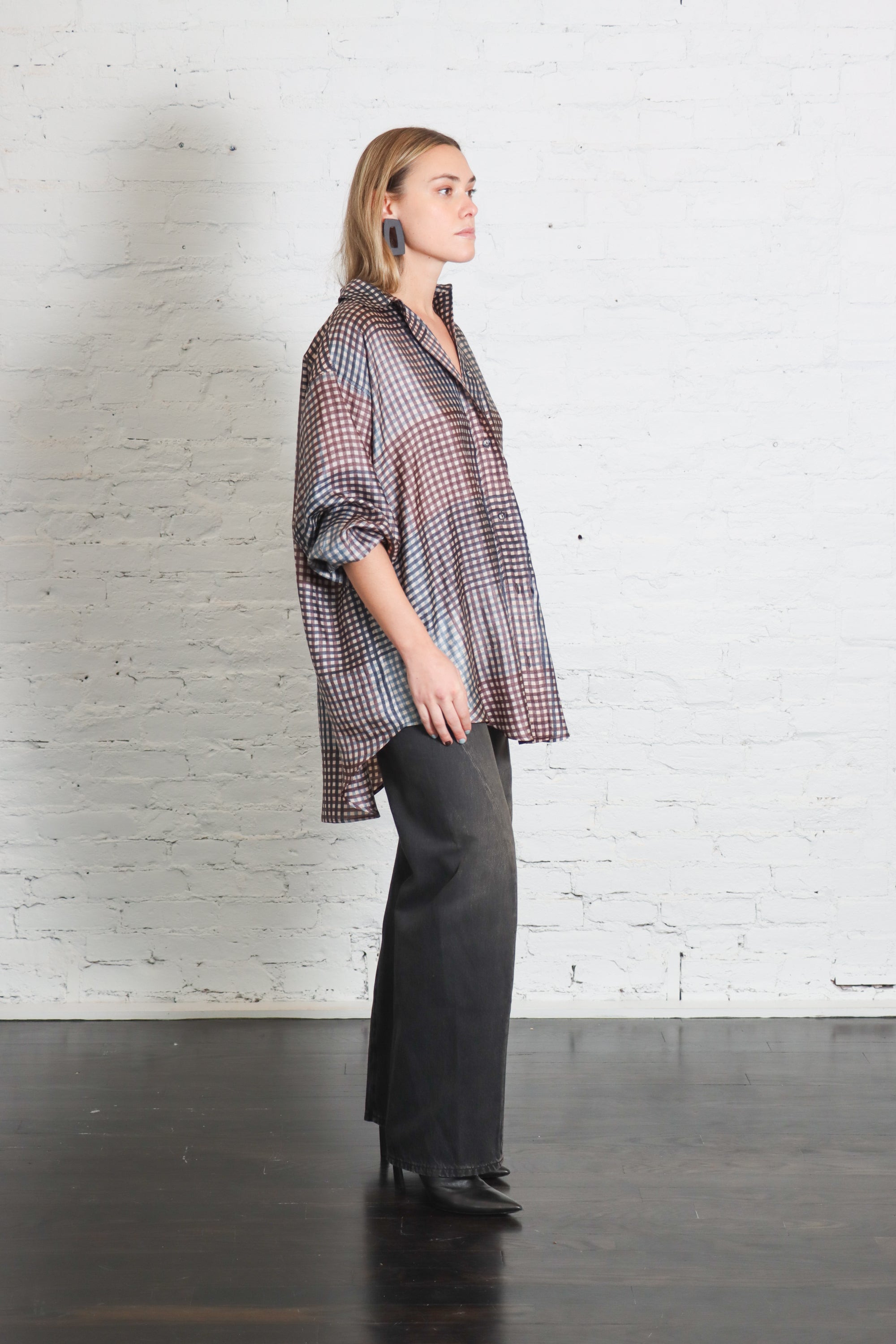 Ivins Shirt in Juniper by Rachel Comey-Tops-Rachel Comey-Idlewild