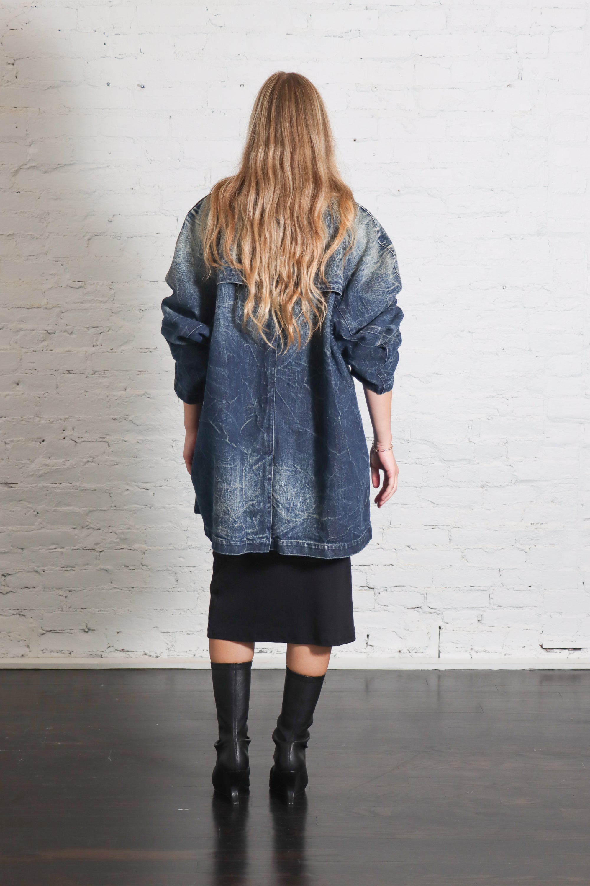 Jean Jacket in Dark Washed Blue by MM6 Maison Margiela-MM6-Idlewild-Cincinnati