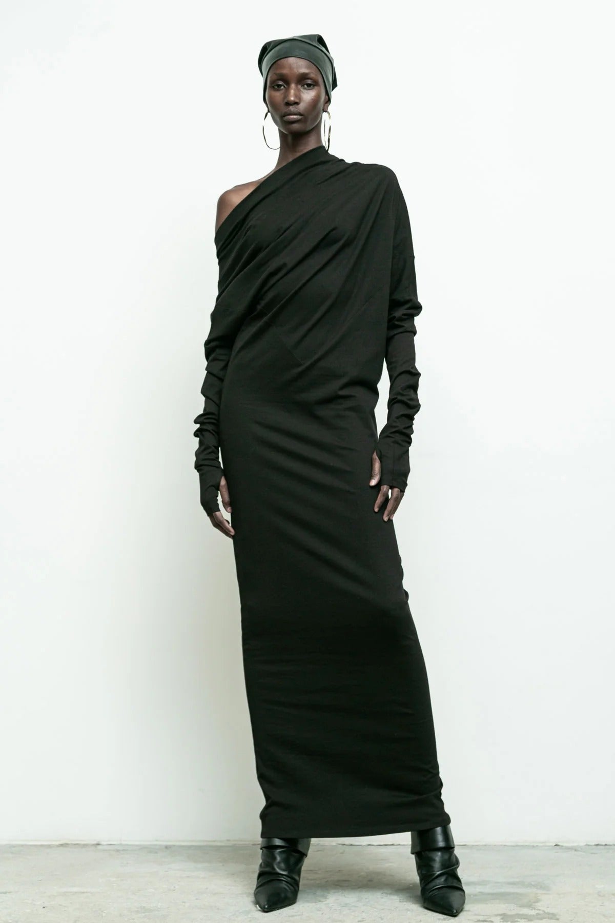 Jehan Dress in Black by Nicholas K-Dresses-Nicholas K-Idlewild