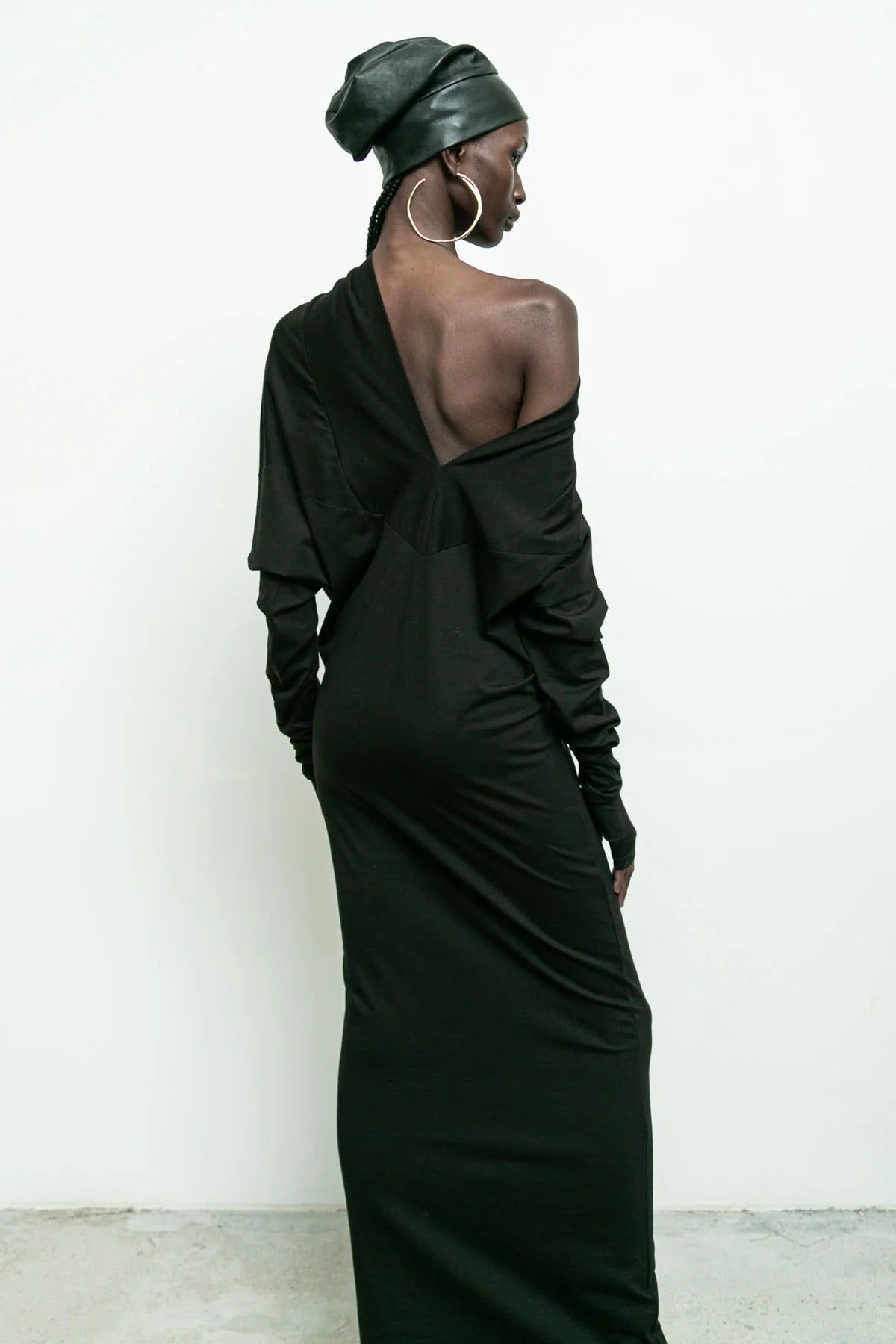 Jehan Dress in Black by Nicholas K-Dresses-Nicholas K-Idlewild