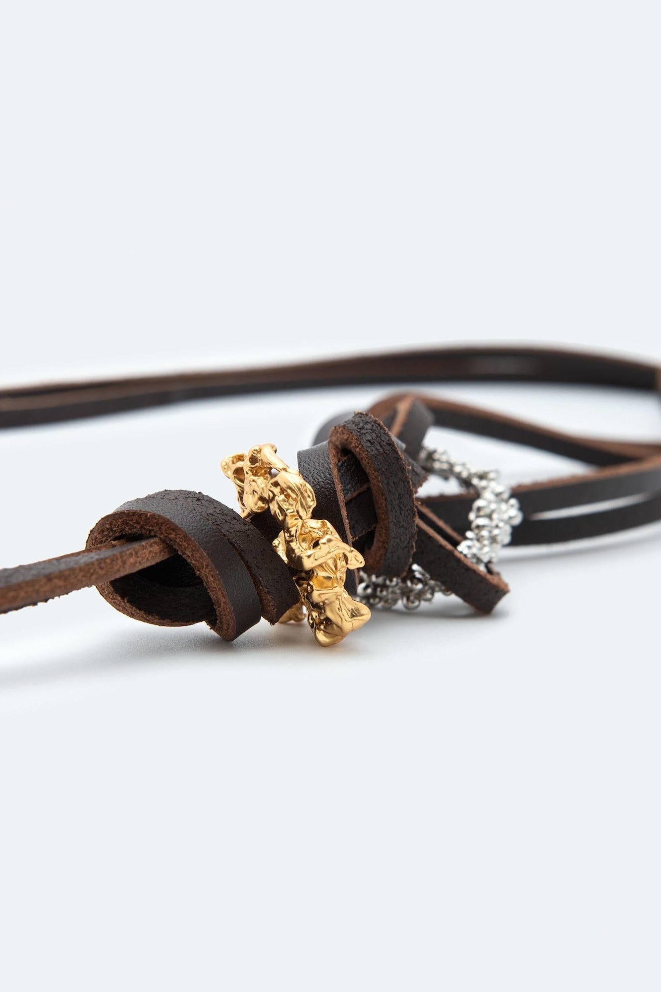 Jeweled Wrap Belt in Caffe by Alysi-Alysi-Idlewild-Cincinnati