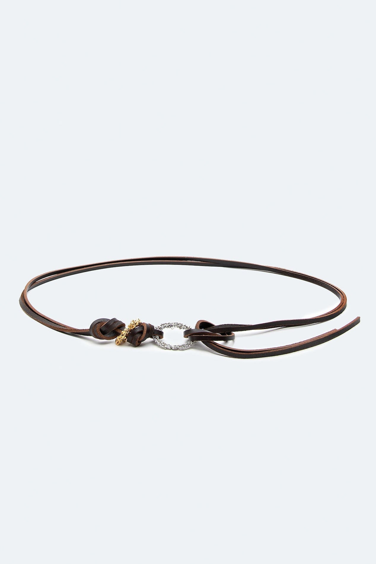 Jeweled Wrap Belt in Caffe by Alysi-Alysi-Idlewild-Cincinnati
