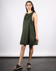 Joe Mini Dress in Forest Green by Shwetambari-Shwetambari-Idlewild
