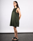 Joe Mini Dress in Forest Green by Shwetambari-Shwetambari-Idlewild