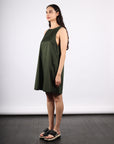 Joe Mini Dress in Forest Green by Shwetambari-Shwetambari-Idlewild