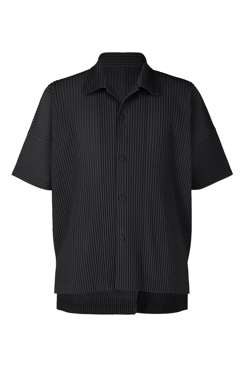 July Monthly Colors Top in Black by Homme Plissé Issey Miyake