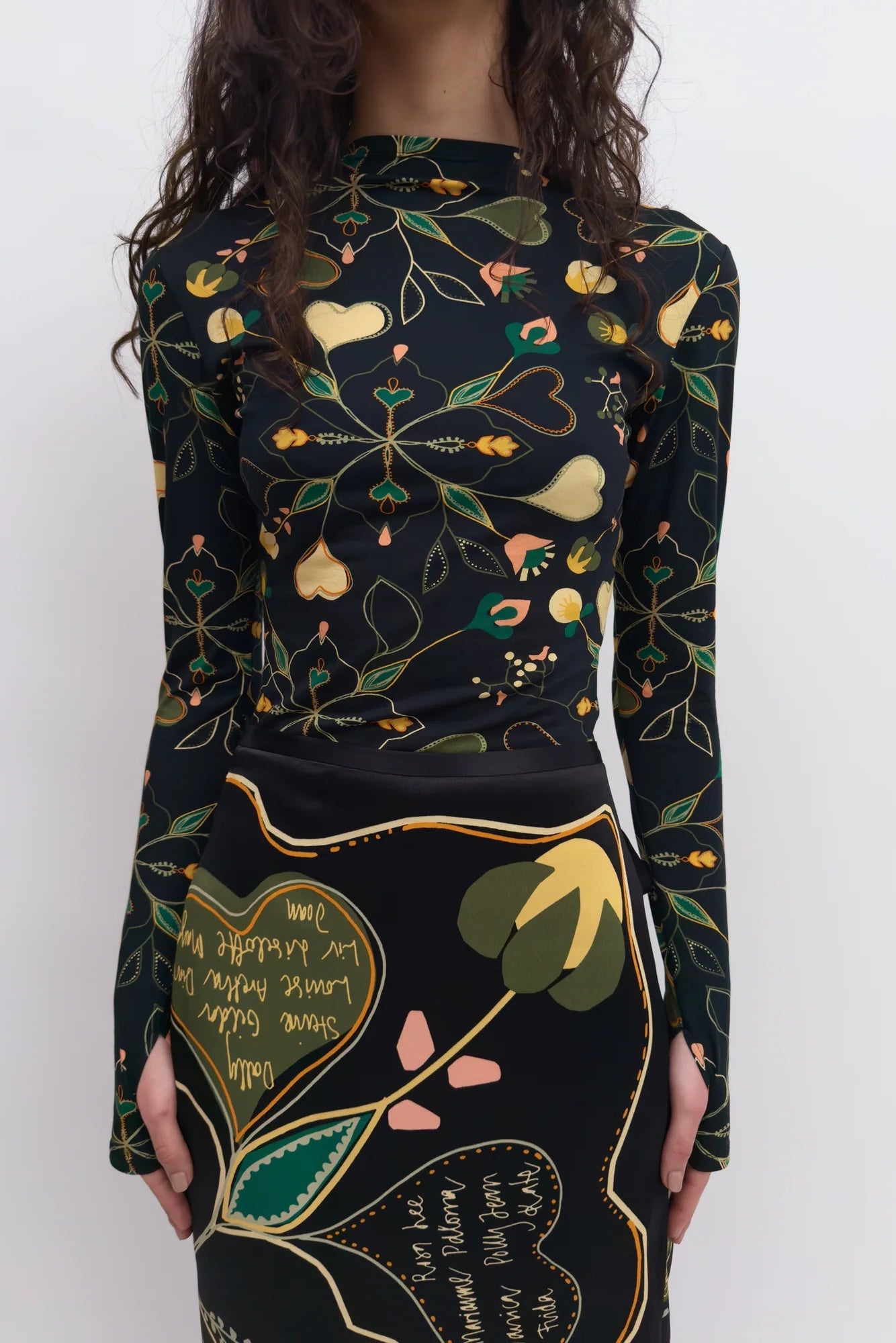 Karlai Love Letter Top in Black by Rodebjer - Idlewild