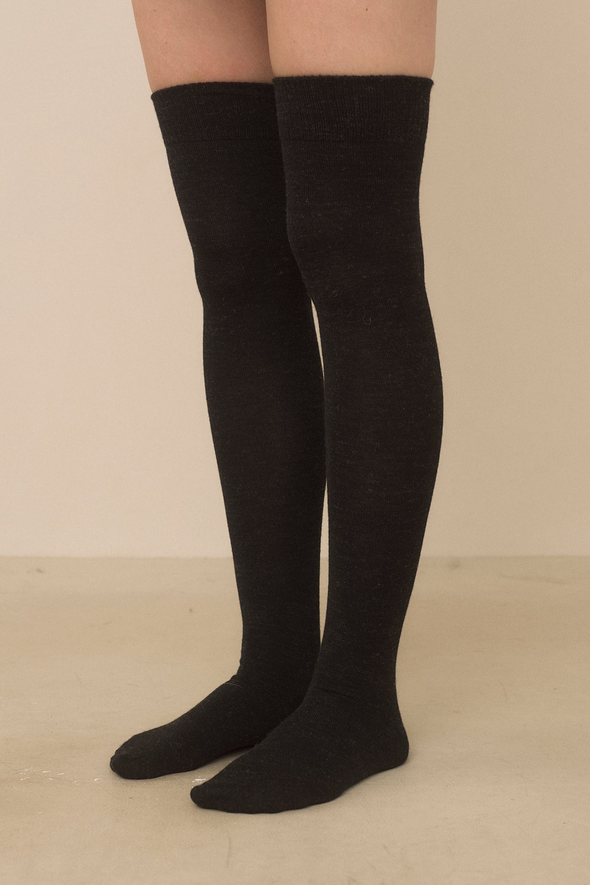 Knee High Sock Set in Black Melange by Lauren Manoogian-Lauren Manoogian-Idlewild-Cincinnati