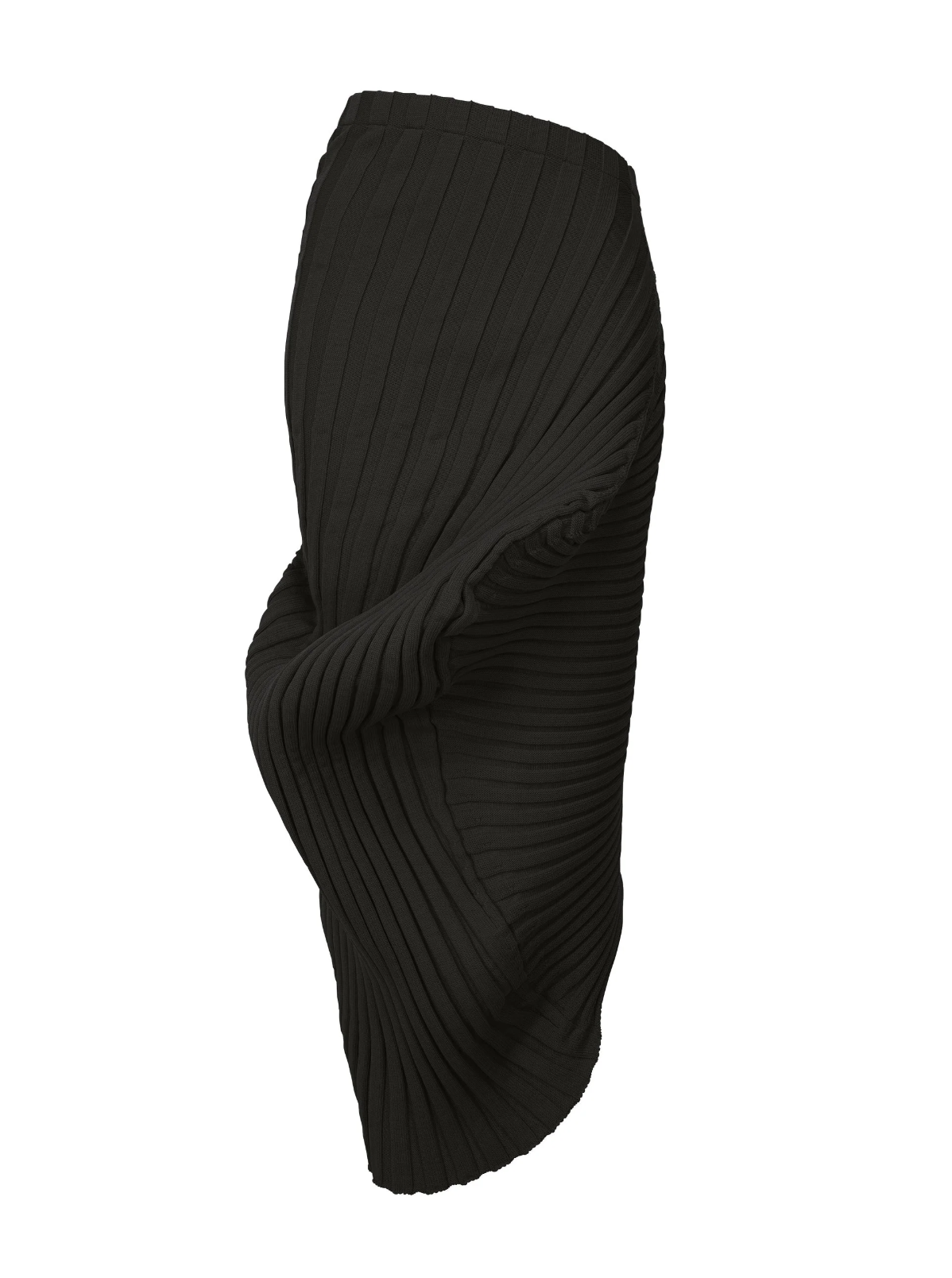 Knit (as It Is) Skirt in Black by Issey Miyake-Issey Miyake-Idlewild-Cincinnati
