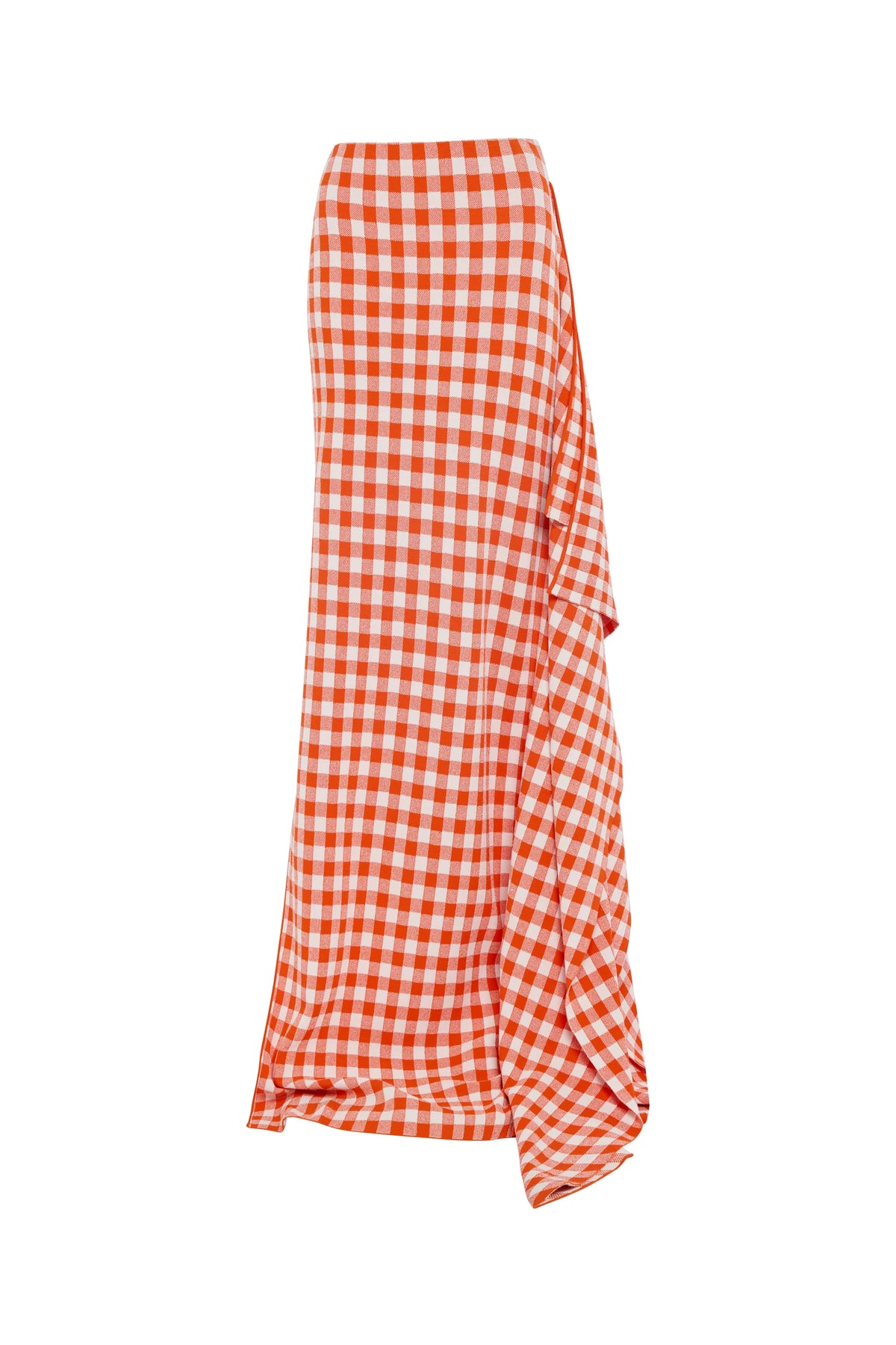 Knitted Fitted Maxi Skirt in Red by A.W.A.K.E. Mode-A.W.A.K.E. Mode-Idlewild-Cincinnati