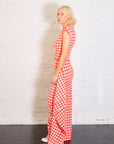 Knitted Fitted Maxi Skirt in Red by A.W.A.K.E. Mode-A.W.A.K.E. Mode-Idlewild-Cincinnati