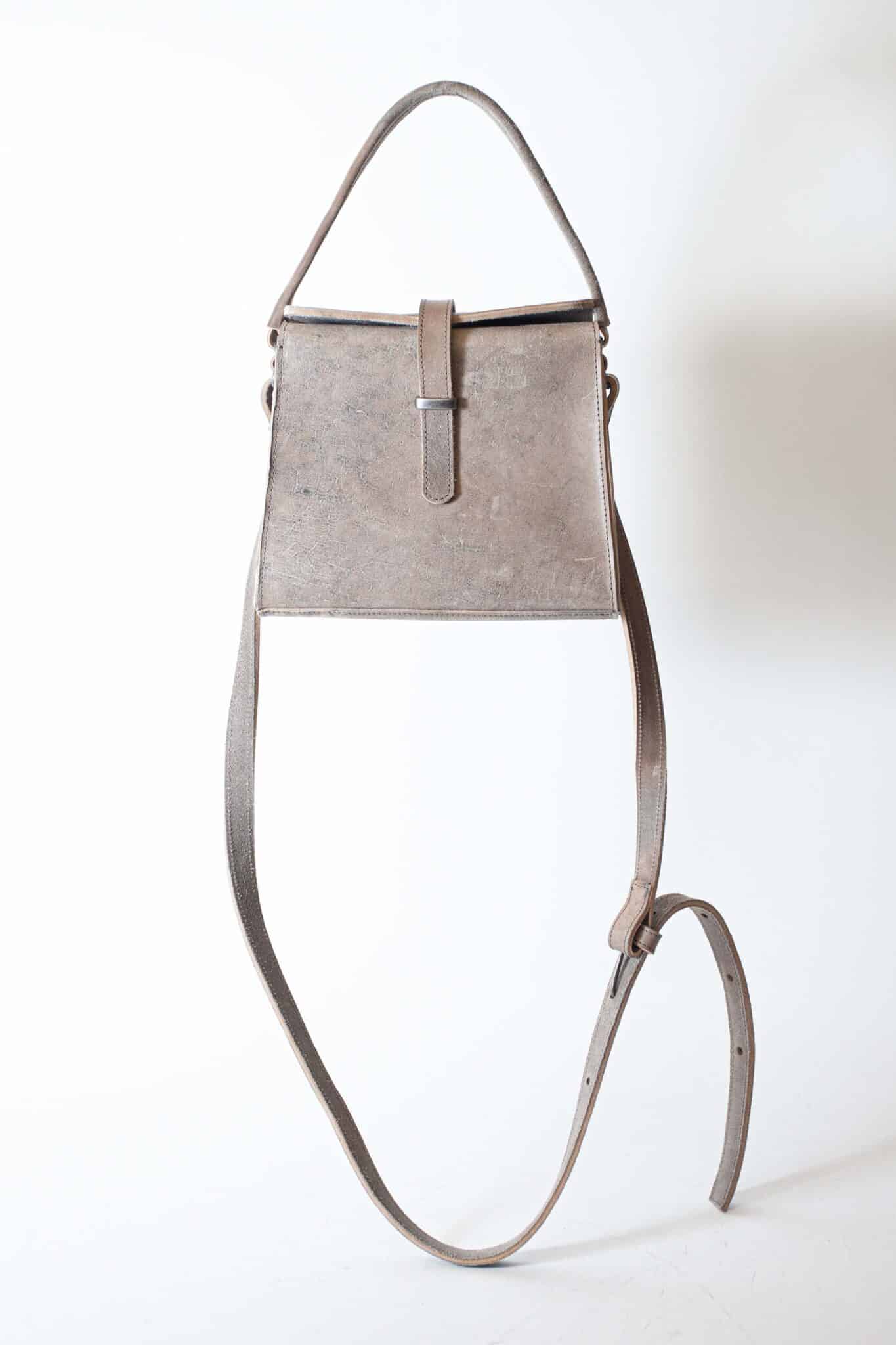 Kutija Bag in Brown by Miranda Kaloudis-Bags-MDK-Idlewild