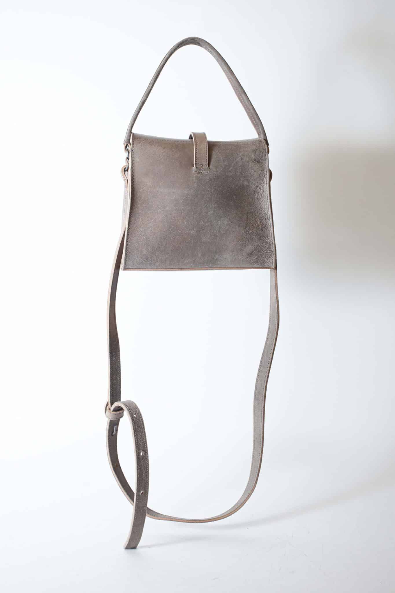 Kutija Bag in Brown by Miranda Kaloudis-Bags-MDK-Idlewild