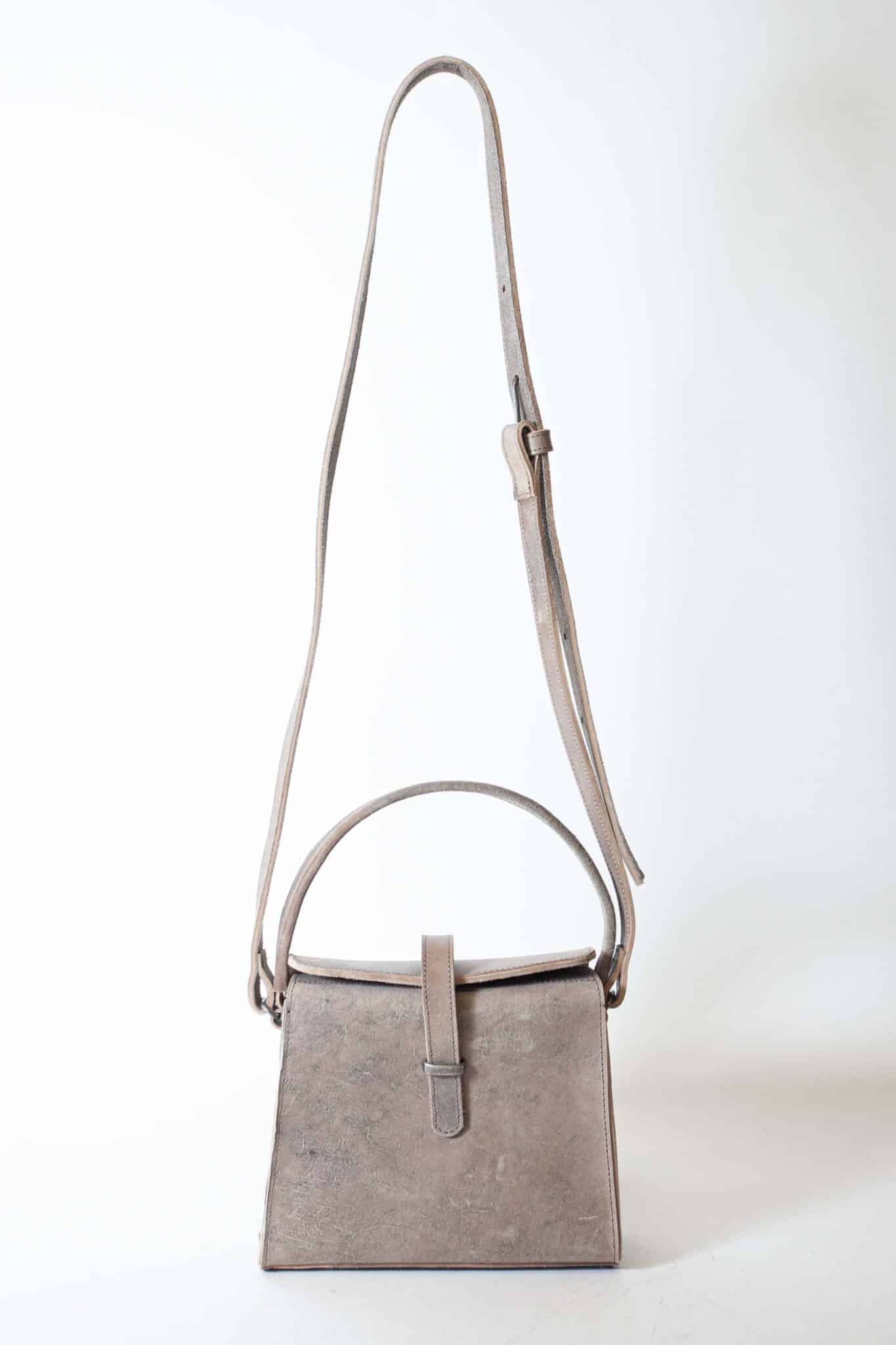 Kutija Bag in Brown by Miranda Kaloudis-Bags-MDK-Idlewild