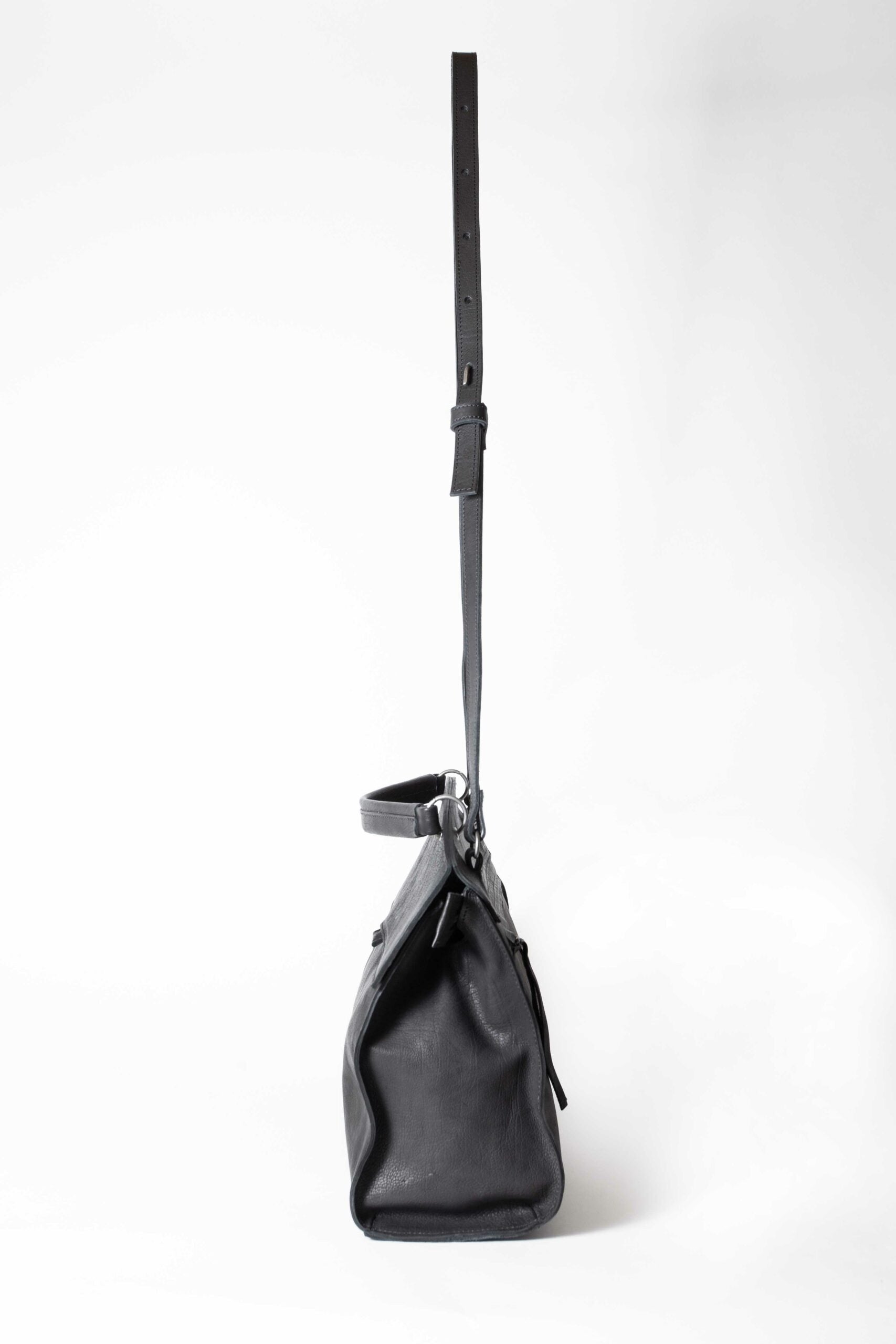 Large Archaic Bag in Black by Miranda Kaloudis-Bags-MDK-Idlewild